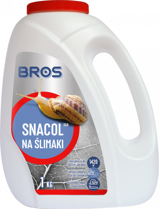 Preparat do zwalczania ślimaków Snacol 3GB - 1 kg BROS