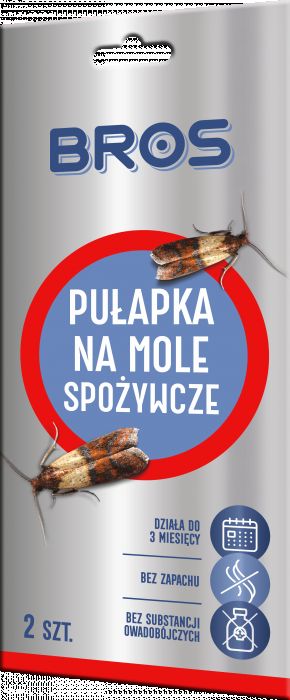 Preparat na mole spożywcze 2 szt. BROS