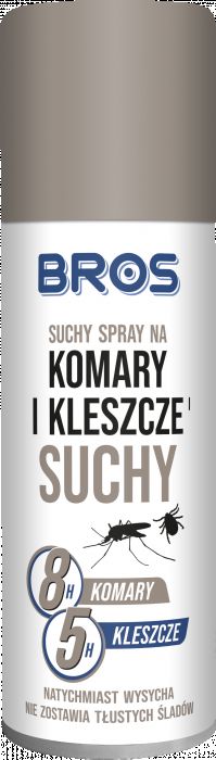 Spray na komary i kleszcze suchy 90 ml BROS