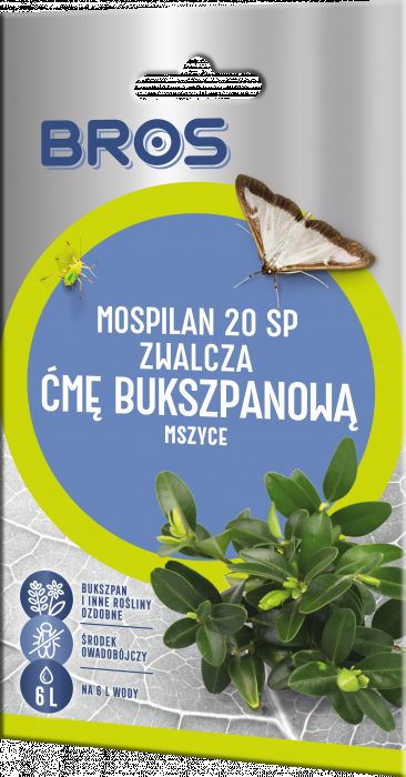 Środek owadobójczy Mospilan 20SP na ćmę bukszpanową 2,5 g BROS