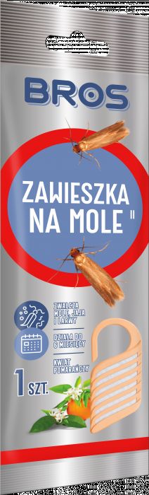 Zawieszka na mole kwiat pomarańczy BROS