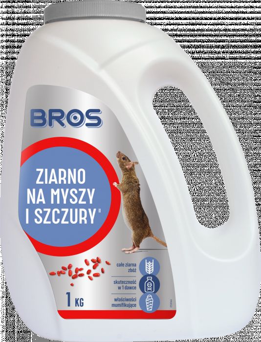 Ziarno na myszy i szczury 1 kg BROS