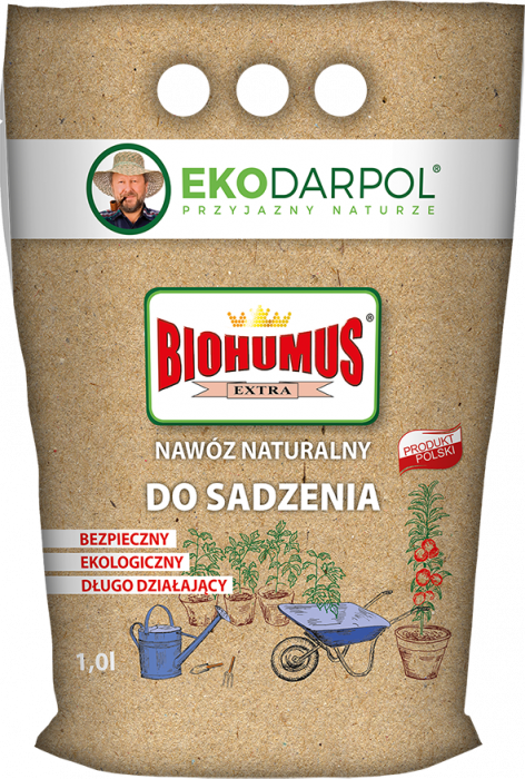 Nawóz naturalny do sadzenia 1 kg  BIOHUMUS EXTRA
