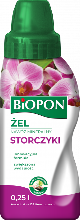 Żel nawóz mineralny do storczyków 0,25 L BIOPON