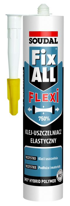 Klej uszczelniacz hybrydowy Fix All Flexi 290 ml czarny SOUDAL