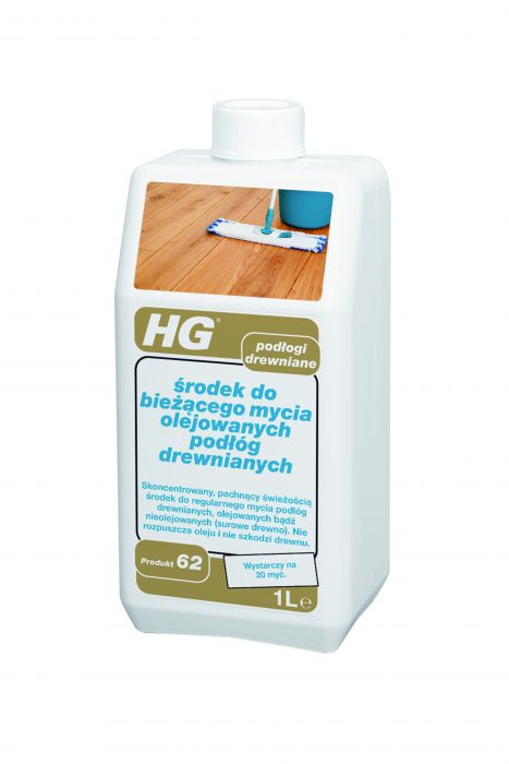 Środek do bieżącej pielegnacji olejowanych podłóg drewnianych HG