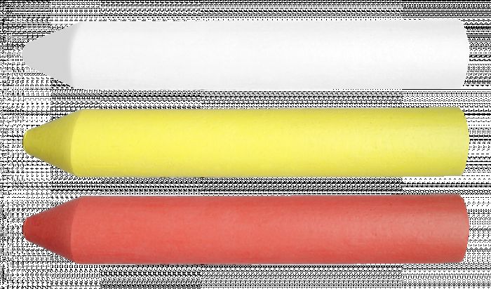 Kreda techniczna biała, żółta i czerwona (olejowa), 13 x 85 mm, 3 sztuki NEO
