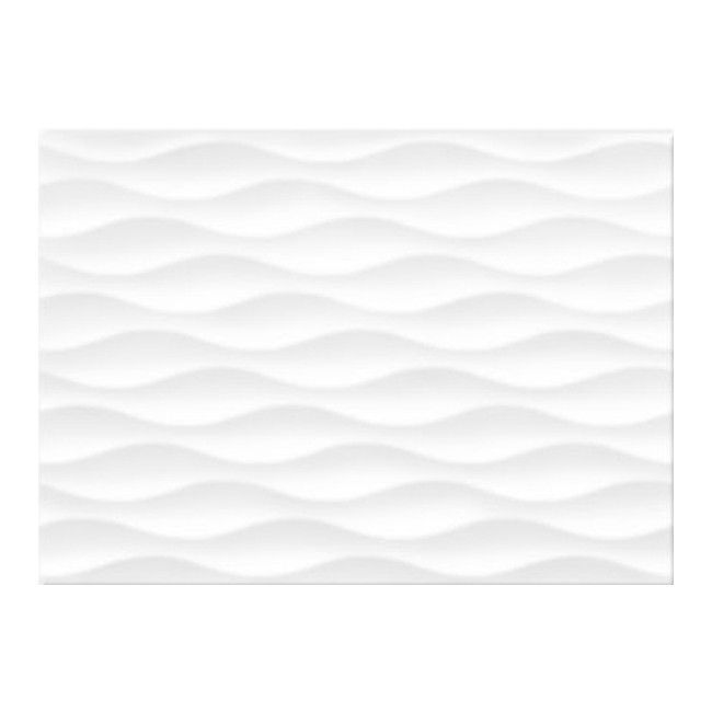 Glazura Tania Cersanit 25 x 35 cm white stripes błyszcząca 1,4 m2