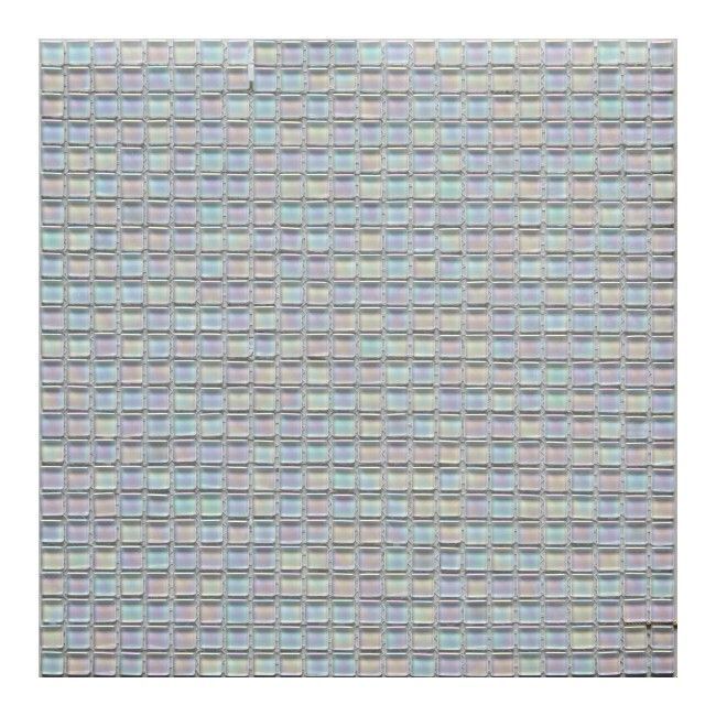 Mozaika szklana Colours 30 x 30 cm biała