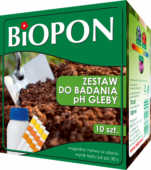 Zestaw do badani PH gleby BIOPON