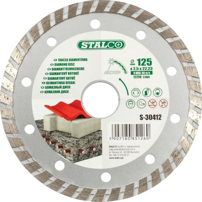 Tarcza 125 mm diamentowa standard s-30412 STALCO