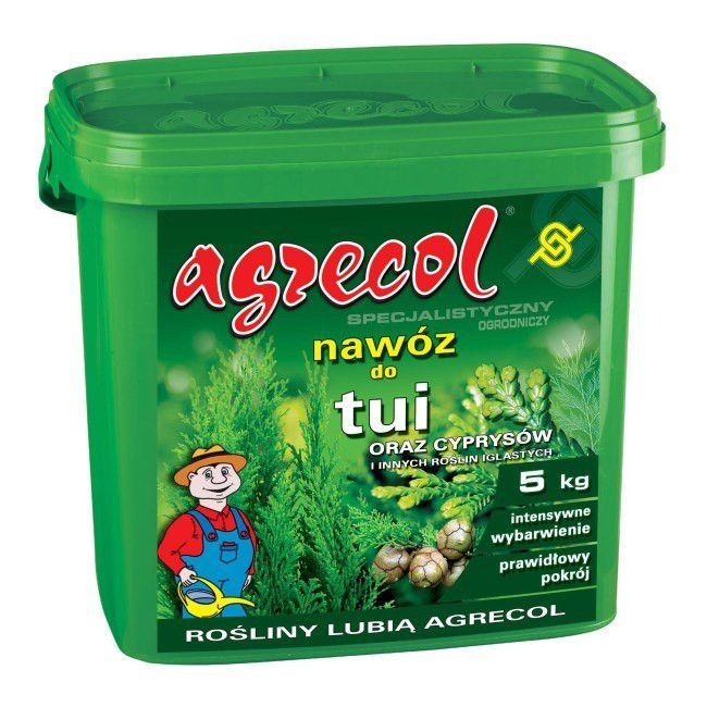 Nawóz do tui i cyprysów Agrecol 5 kg