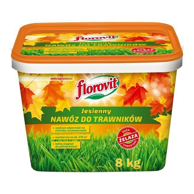 Nawóz jesienny do trawników Florovit 8 kg