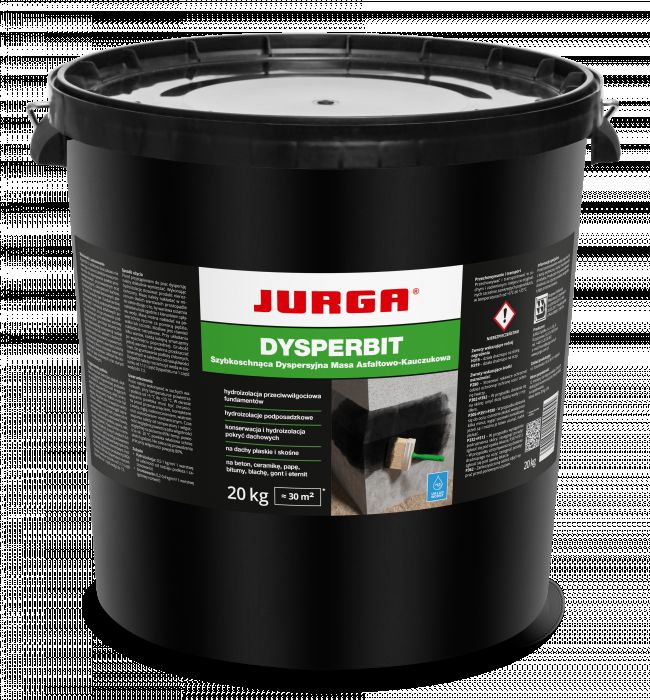 Bitumiczna dyspersja asfaltowa do hydroizolacji Dysperbit 20kg JURGA