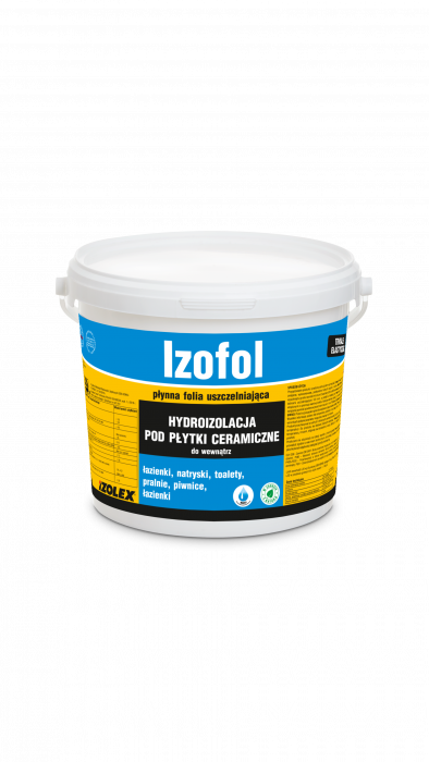 Folia uszczelniająca do wnętrz pod okładziny ceramiczne Izofol 12 kg płynna IZOLEX