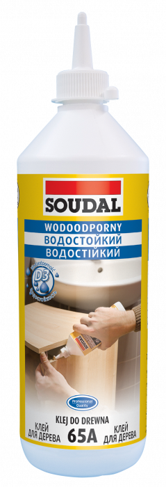 Klej do drewna 65A - 250 g wodoodporny SOUDAL