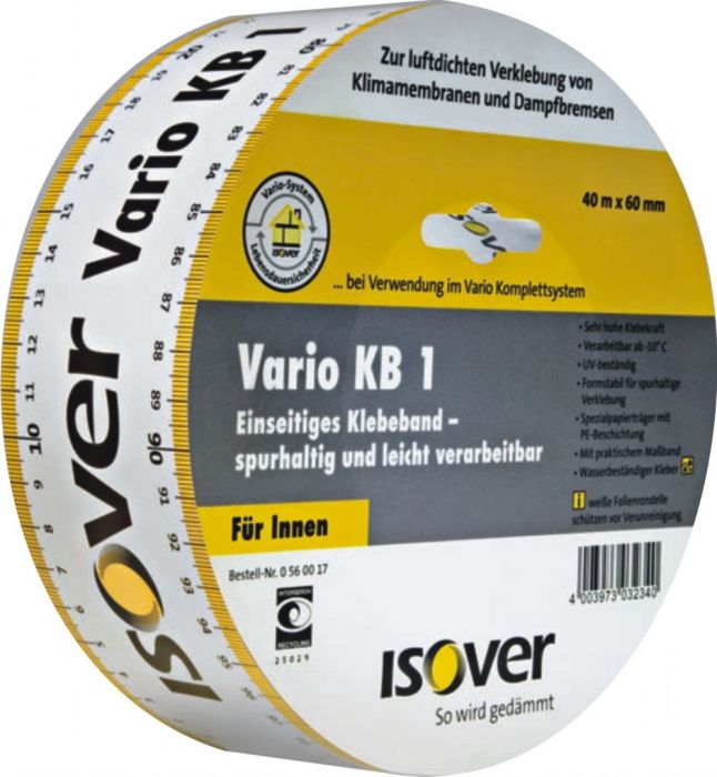 Taśma do folii paraizolacyjnej Vario KB1 60 mm - 40 m ISOVER