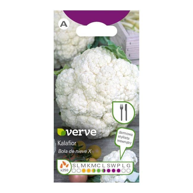 Nasiona kalafior Bola de Nieve X Verve