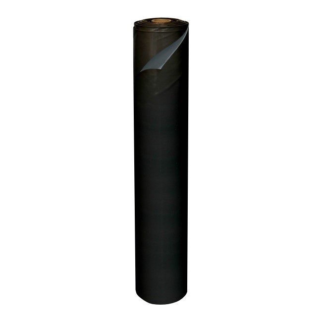 Folia ochronna polietylen typ 200 czarna 4 x 25 m 100 m2