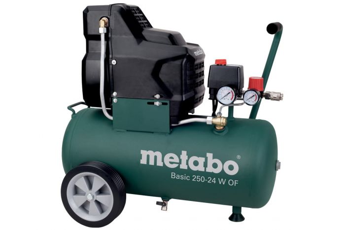 Sprężarka tłokowa bezolejowa Basic 250-24 W OF 1-fazowa Metabo 601532000