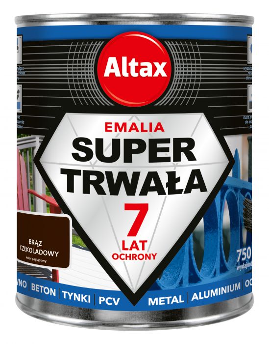 Altax Emalia Super Trwała 0.75 l Brąz