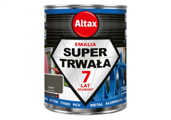 Altax Emalia Super Trwała 0.75 l Szary