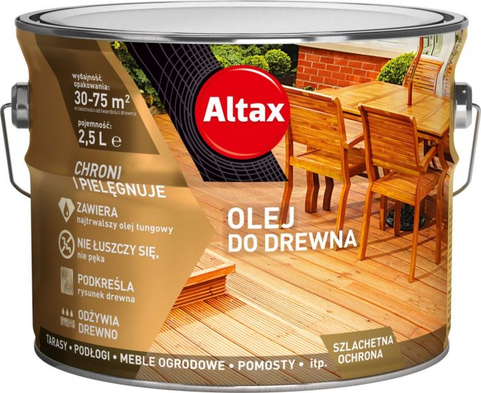 Altax Olej do drewna 2,5L bezbarwny