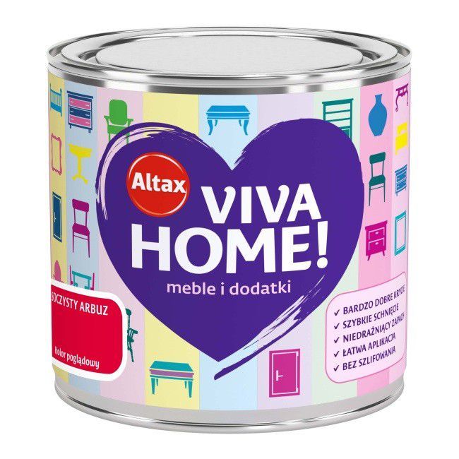 Altax Viva Home 0,25L soczysty arbuz - akrylowa emalia renowacyjna
