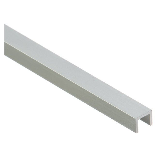 Forma U Cezar 10 x 8 x 1,5 mm 2 m aluminium srebrne