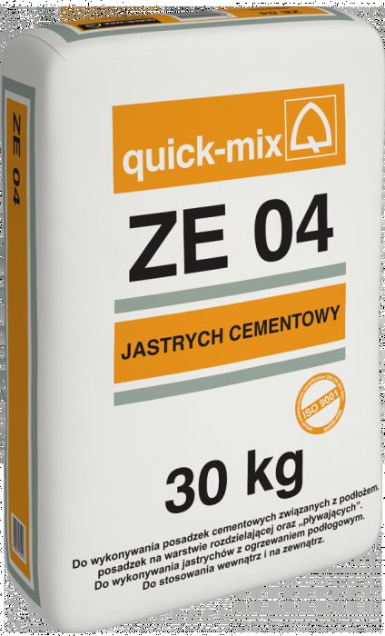 Quick-Mix ZE 04 30kg - jastrych cementowy