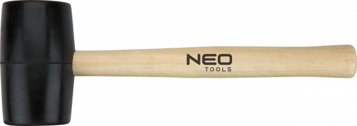 Młotek gumowy 72 mm/900 g, trzonek drewniany NEO