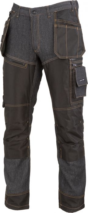 Spodnie jeansowe czarne ze wzmocnieniami, L, CE, LAHTI PRO