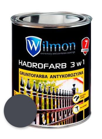 Gruntofarba antykorozyjna Hadrofarb 3 w 1 Wilmon grafit 0,75 l