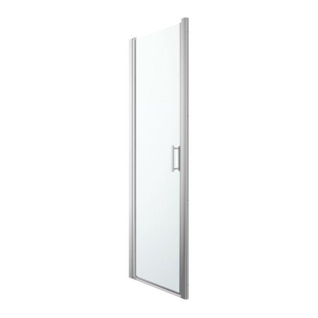 Drzwi prysznicowe uchylne GoodHome Beloya 70 cm chrom/transparentne