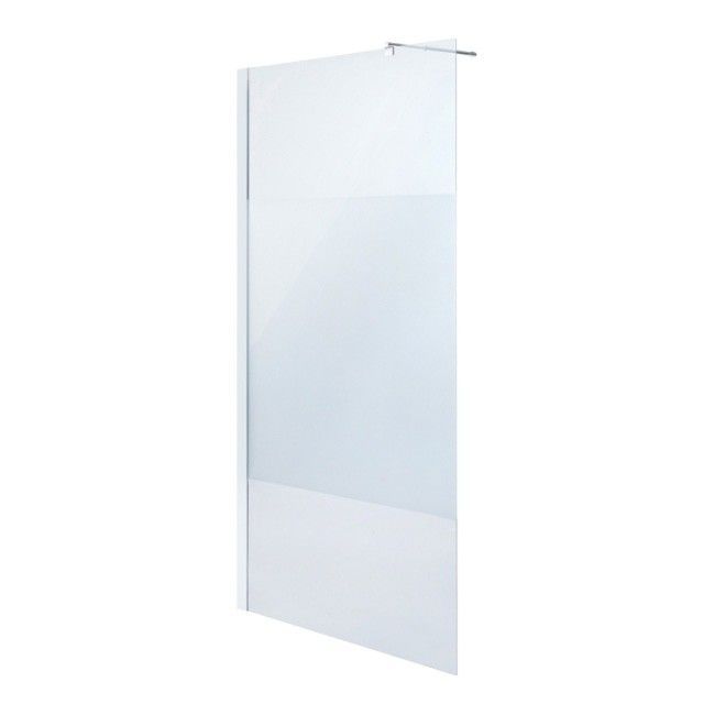 Kabina prysznicowa walk-in Onega 90 cm chrom/wzór