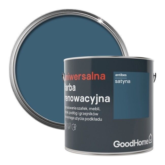 Farba renowacyjna uniwersalna GoodHome antibes satyna 2 l