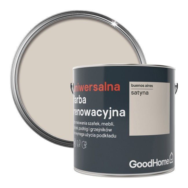 Farba renowacyjna uniwersalna GoodHome buenos aires satyna 2 l