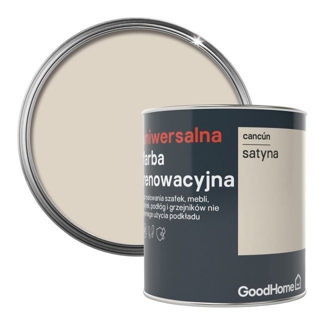 Farba renowacyjna uniwersalna GoodHome cancun satyna 0,75 l