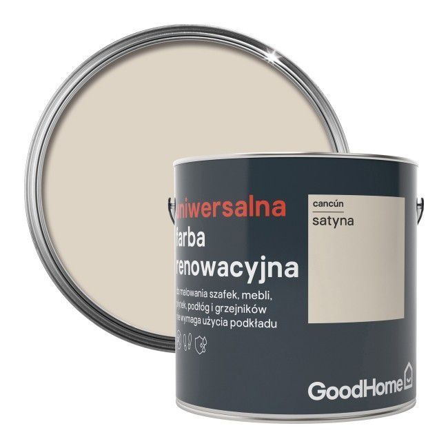 Farba renowacyjna uniwersalna GoodHome cancun satyna 2 l