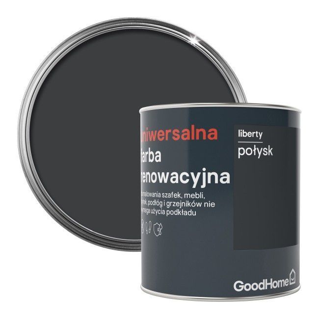 Farba renowacyjna uniwersalna GoodHome liberty połysk 0,75 l