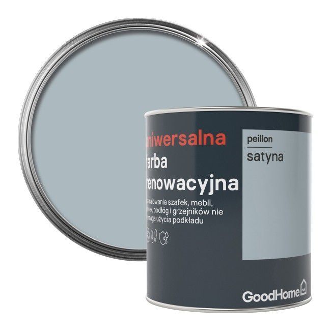 Farba renowacyjna uniwersalna GoodHome peillon satyna 0,75 l