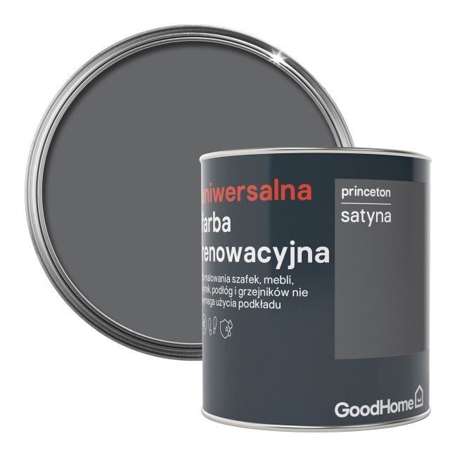 Farba renowacyjna uniwersalna GoodHome princeton satyna 0,75 l