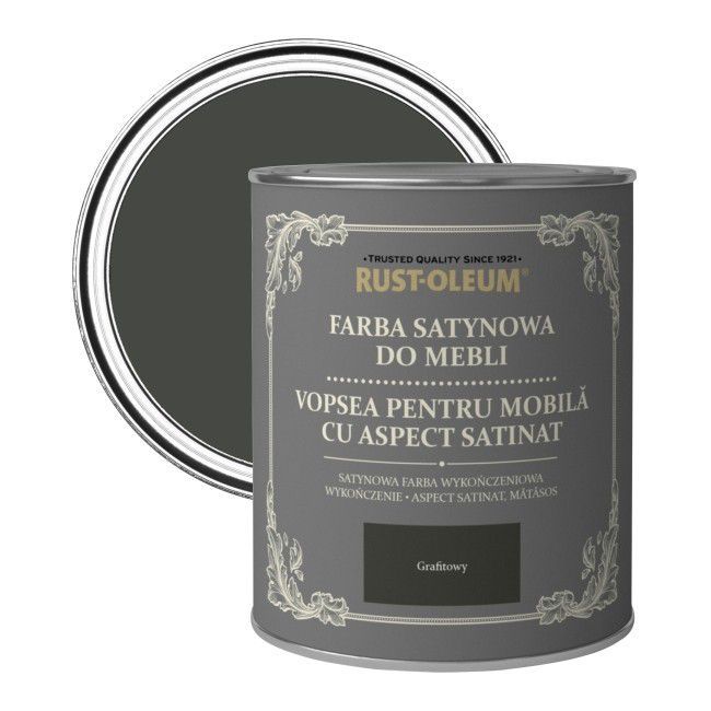 Farba do mebli Rust-Oleum grafitowy 0,125 l