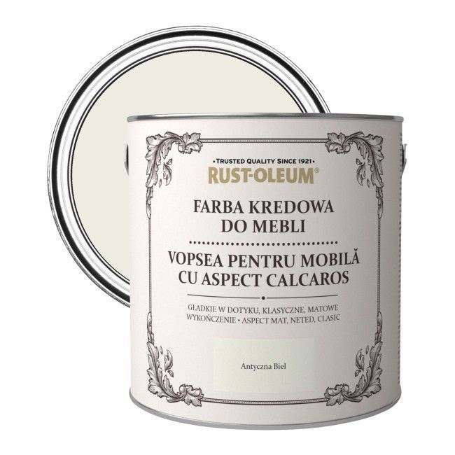 Farba kredowa do mebli Rust-Oleum antyczna biel 2,5 l