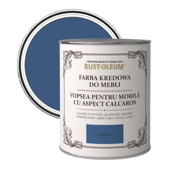 Farba kredowa do mebli Rust-Oleum kobaltowy 0,125 l