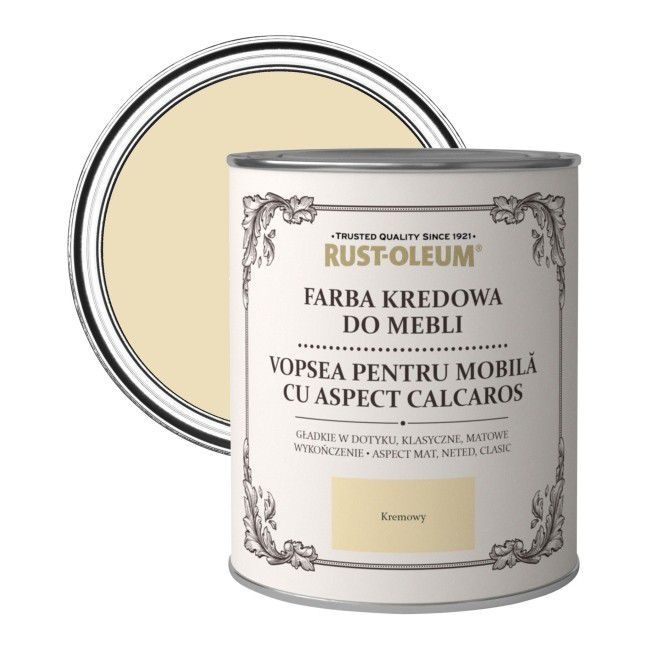 Farba kredowa do mebli Rust-Oleum kremowy 0,125 l