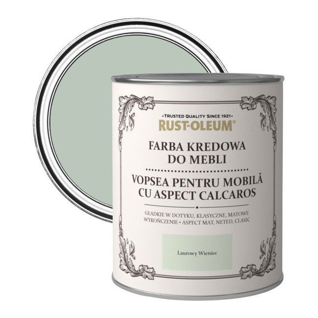 Farba kredowa do mebli Rust-Oleum laurowy wieniec 0,75 l