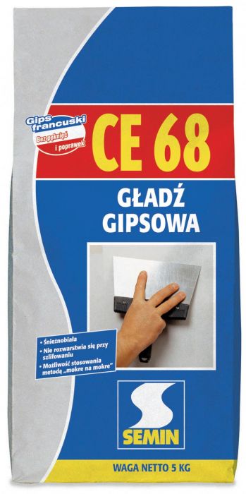 Gładź gipsowa CE-68 Semin 5 kg