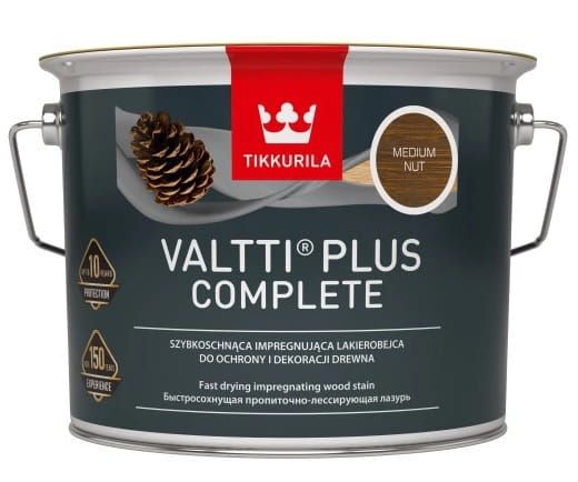 Lakierobejca Tikkurila Valtti Plus Complete Medium Nut
