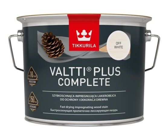 Lakierobejca Tikkurila Valtti Plus Complete Off White